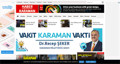 Desktop Screenshot of haberkaraman.com